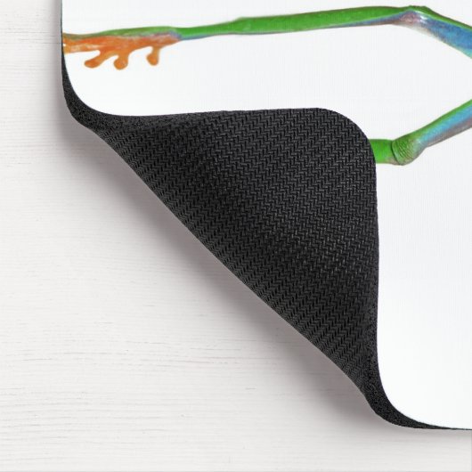 Roodeogboomkikker springt muismat (Hoek)