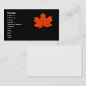 Roodesdoornblad Visitekaartje (Voorkant / Achterkant)