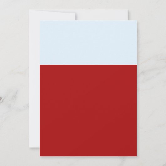 Roodfeestdag kerstfeestdagen kaart (Achterkant)