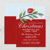 Roodfeestdag kerstfeestdagen kaart (Voorkant / Achterkant)