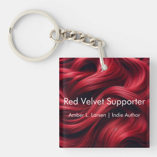 roodfluweelhaar | Amber L. Larsen Support Sleutelhanger (voorkant)