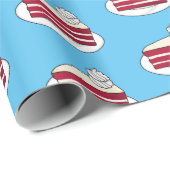 Roodfluwelen cartoon cadeaupapier (Rol Hoek)