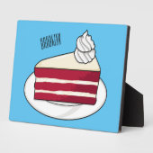 Roodfluwelen cartoon fotoplaat (Zijkant)