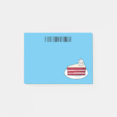 Roodfluwelen cartoon post-it® notes (Voorkant)