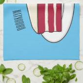 Roodfluwelen cartoon theedoek (Gevouwen)