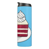 Roodfluwelen cartoon thermosbeker (Geroteerd rechts)