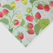 Roodframbozen, bladeren en bloemen tissuepapier (Detail)
