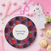 Roodfruit Country Celebration Papieren Bordje (Feest)