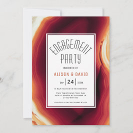 Roodgeaarde slik herfst huwelijksfeest kaart