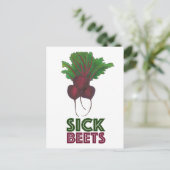 Roodgebluste groenten voor eenhoevige eenhoevigen briefkaart (Staand voorkant)