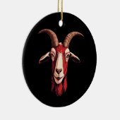 roodgeit keramisch ornament (Rechts)