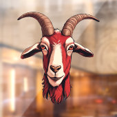 roodgeit raamsticker (Vel 2)