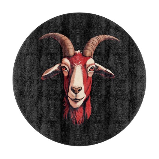 roodgeit snijplank (Voorkant)