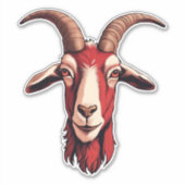 roodgeit sticker (Voorkant)