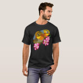 ROODGEKIELDE LEIOTHRIX-VOGELS T-SHIRT (Voorkant volledig)