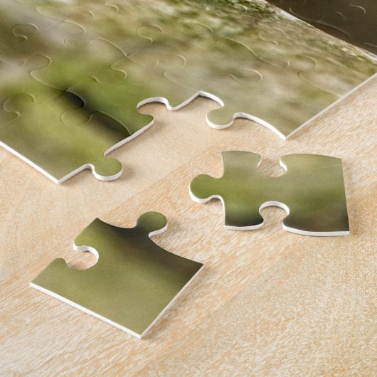 Roodgekleurde schildpad legpuzzel (Zijkant)