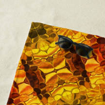 Roodgele stukken en vormen genereren