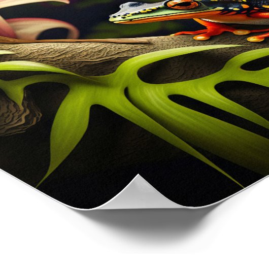 Roodgeurkikker Poster (Hoek)