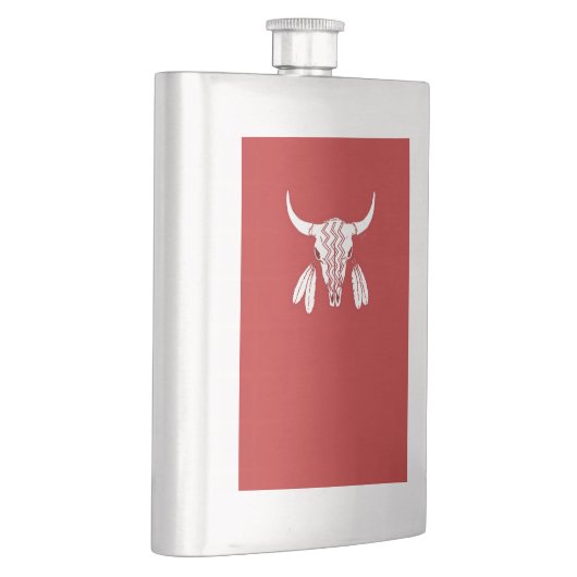 Roodghost Dance Buffalo roestvrijstalen kolf Flacon (Rechts)