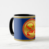 Roodgiftige schorpioen zeer venomeus insect mok (Voorkant links)