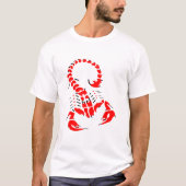 Roodgiftige schorpioen zeer venomeus insect t-shirt (Voorkant)