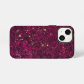 roodglans iPhone hoesje (Achterkant horizontaal)