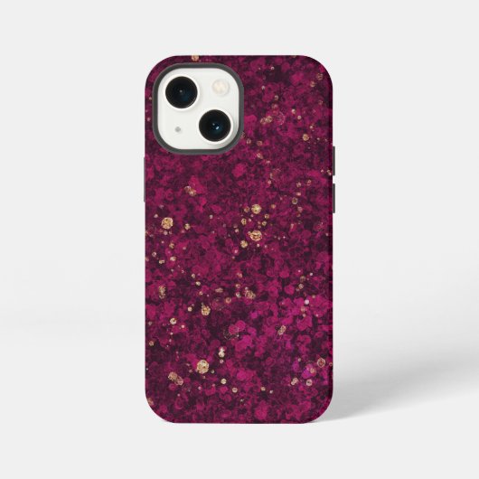 roodglans iPhone hoesje (Achterkant)