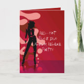 Roodgloeiende Punk Diva I (Voorkant)