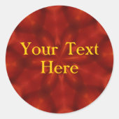 roodgloeiende Stickers (Voorkant)