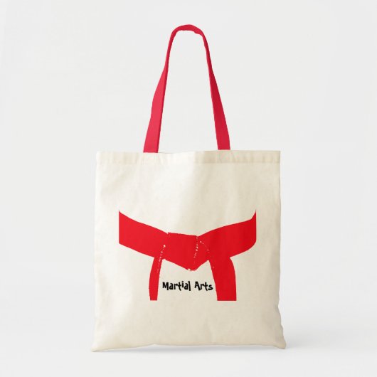Roodgordel voor krijgskunst tote bag (Voorkant)