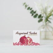 Roodgranaten, visitekaartjes (Staand voorkant)