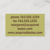 Roodgranaten, visitekaartjes (Achterkant)