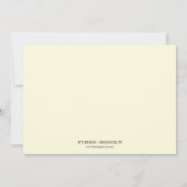 Roodgrens pet tassel afstuderen bekendmaking kaart (Achterkant)