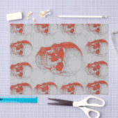 Roodgrijze huid tissuepapier (Craft)