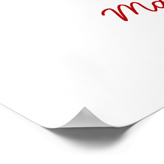 Roodgrijze vogels Vingerafdrukbomen bruiloft Poster (Hoek)