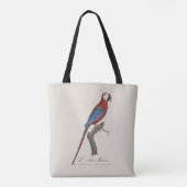 Roodgroene Ara, Ara chloropterus Tote Bag (Achterkant)