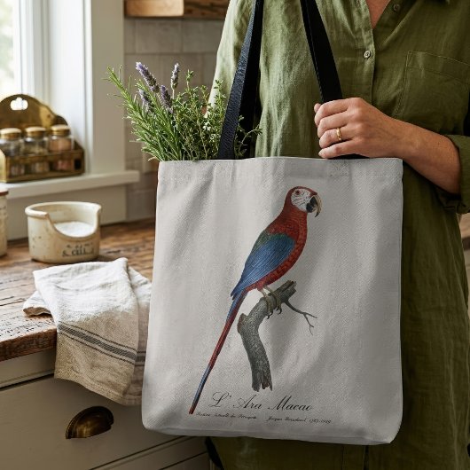 Roodgroene Ara, Ara chloropterus Tote Bag
