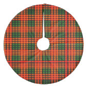 Roodgroene boomrok fleece kerstboom rok (Voorkant)