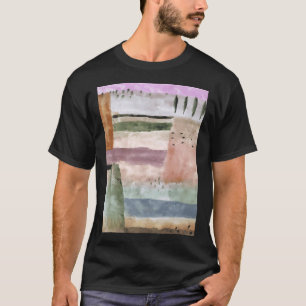 Roodgroene en Paars-Geel Ritmes Abstract ,expre T-shirt