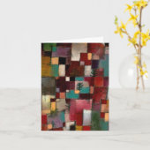 Roodgroene en violet-gele ritmes, Paul Klee Art Kaart (Gele Bloem)