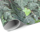 Roodgroene visbladeren herfst herfstseizoen cadeaupapier (Rol Hoek)