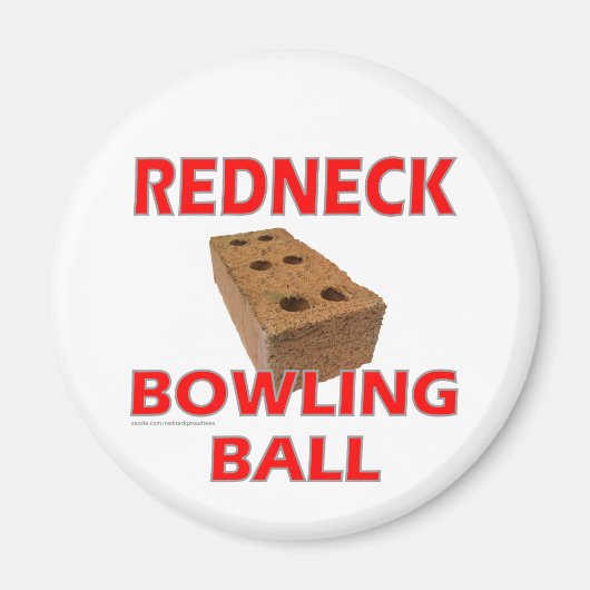 ROODHALS BOWLINGBAL MAGNEET (Voorkant)