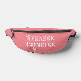 Roodhals Prinses Fancy Tekst Roze Heuptasje