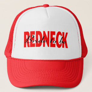 Roodhalsbride om te worden trucker pet