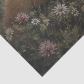 Roodharig meisje Fox Meadow Decoupage Tissuepapier (Detail)