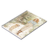 Roodharig Meisje & Haar Hond Notitieboek (Linkerzijde)