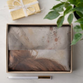 Roodharig Meisje Vos Decoupage Tissuepapier (Geschenk)