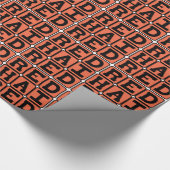 Roodharig, roodharige cadeaupapier (Hoek)