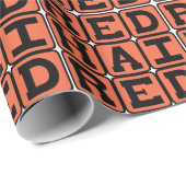 Roodharig, roodharige cadeaupapier (Rol Hoek)