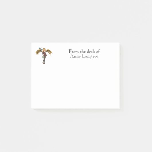 Roodharig Steampunk Drakenmeisje  Post-it® Notes (Voorkant)